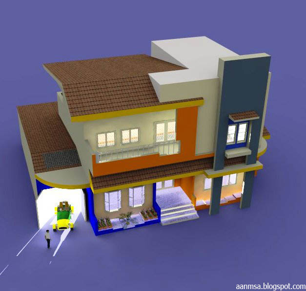 Desain Rumah  3  Dimensi  pake Google SketchUp Berbagi Ilmu 