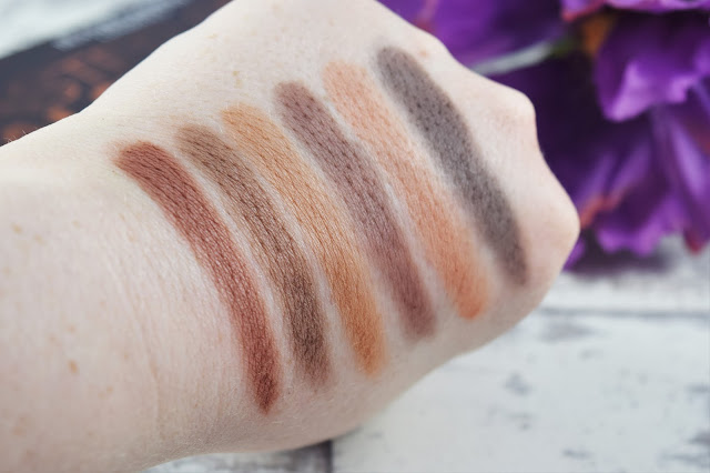 Blank Canvas Cosmetics Master Series Palette One swatched