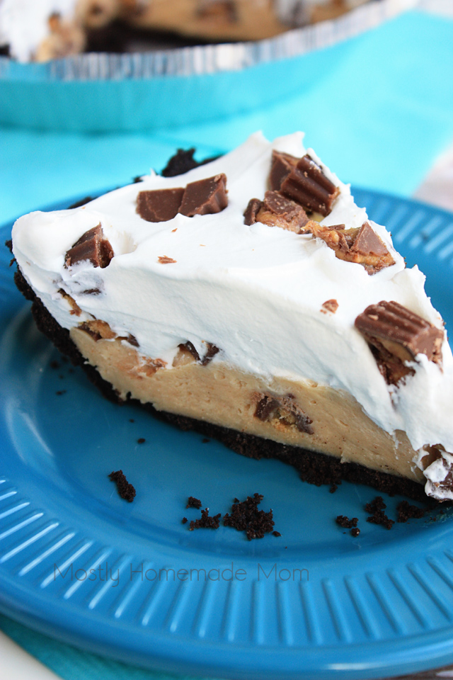 Peanut Butter Cup Cool Whip Pie Mostly Homemade Mom