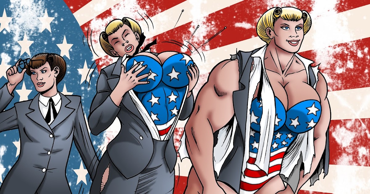 Ms Liberty 3 will be coming soon from www.mightyfemalemusclecomix.com I&apo...