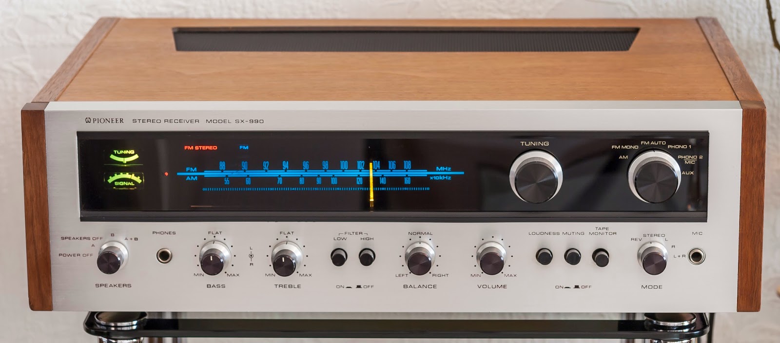 Golden Age Of Audio Pioneer SX990 Solid State AM/FM Stereo Receiver