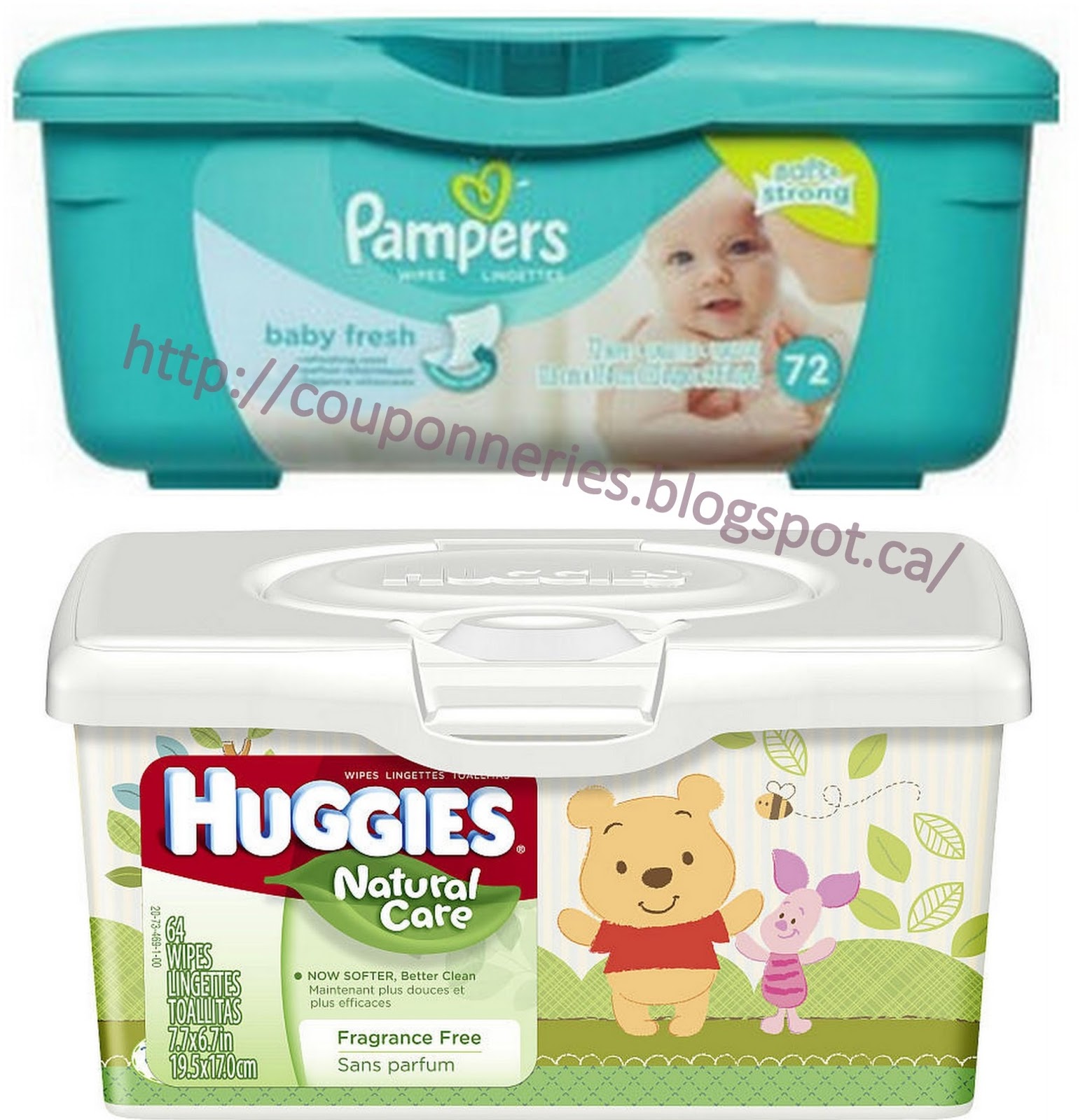 Coupons et Circulaires 2,99 Lingettes HUGGIES ou PAMPERS