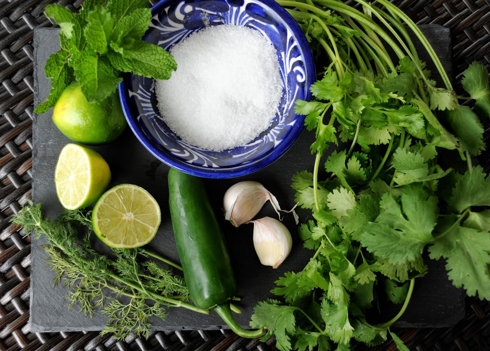 Leticia Alaniz Roasted Yellowtail with Mint Jalapeño Chimichurri