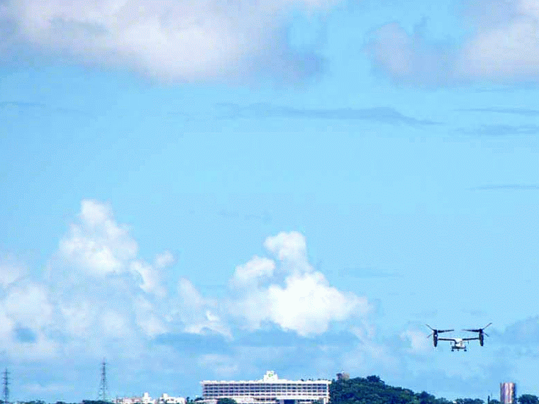 Osprey Aircraft, Ginowan City, Okinawa, Japan
