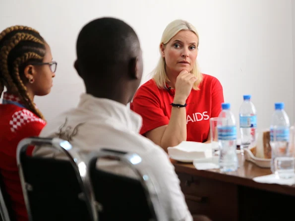 Crown Princess Mette-Marit of Norway visited Tanzania for assess progress made in eliminating mother-to-child transmission of HIV