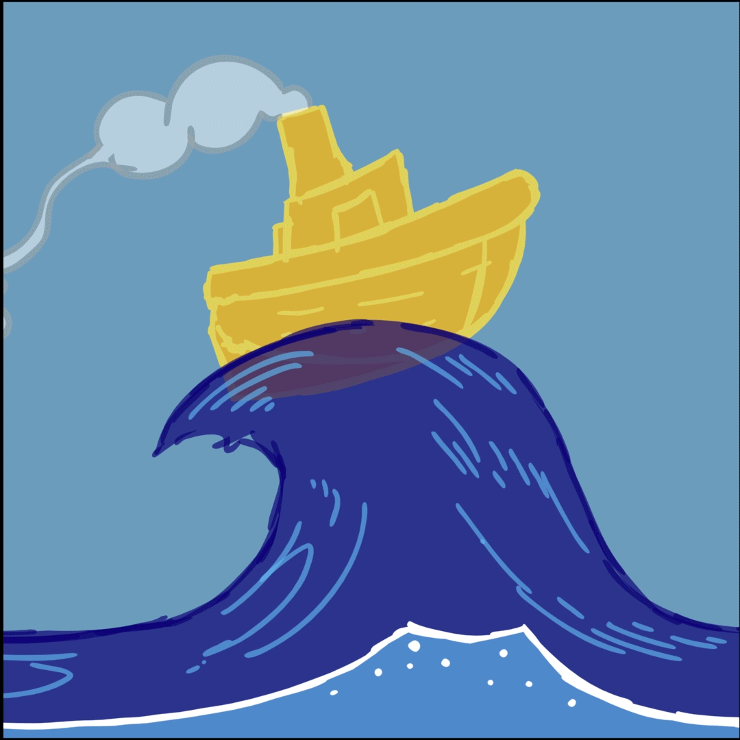 Chad Bierdeman Art and Animation Rough Seas Captain!