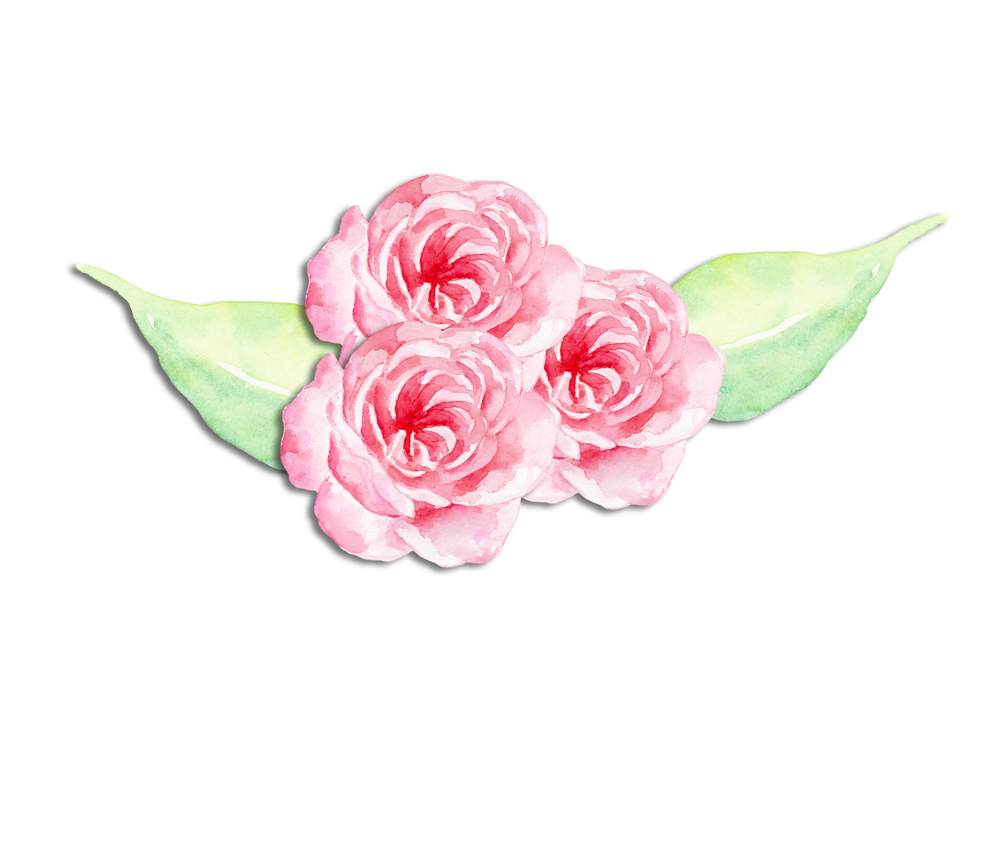 Dea's designs Free watercolor flower clusters