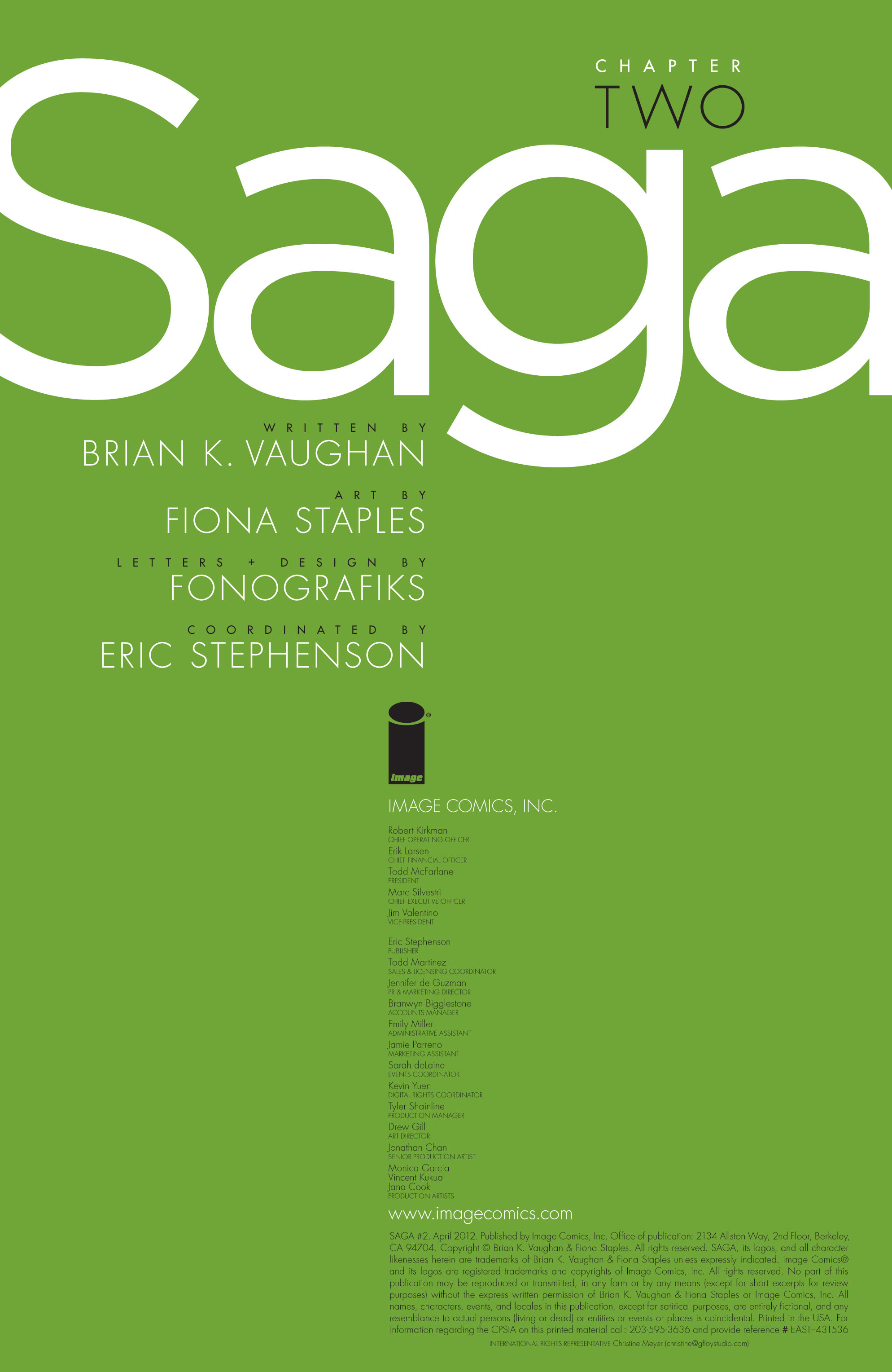 Saga issue 2 - Page 2