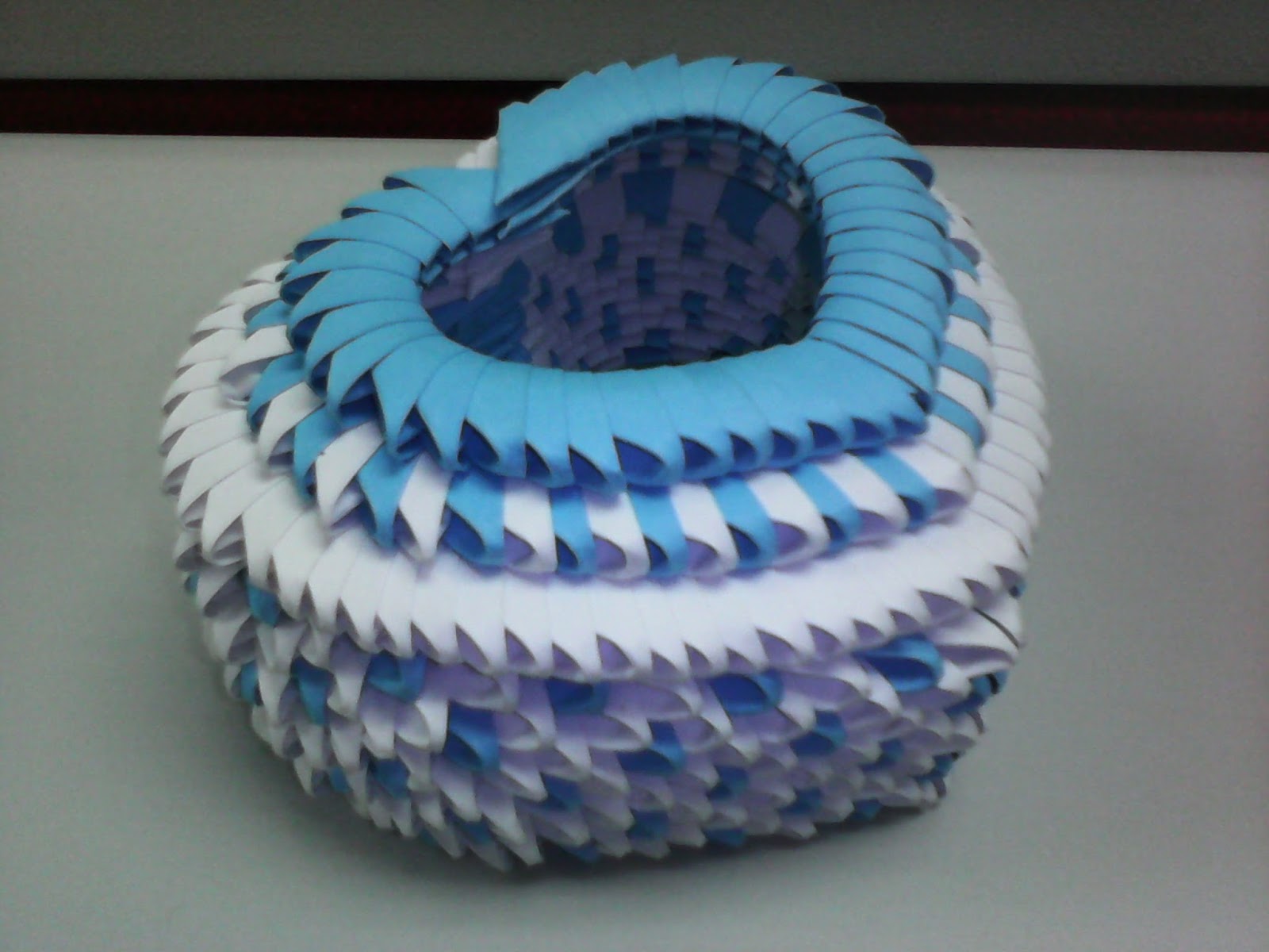 Cofre De Corazon De Origami 3d Septiembre 2015 Inicio Mikugamis