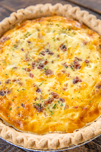 Crack Chicken Quiche | Plain Chicken®