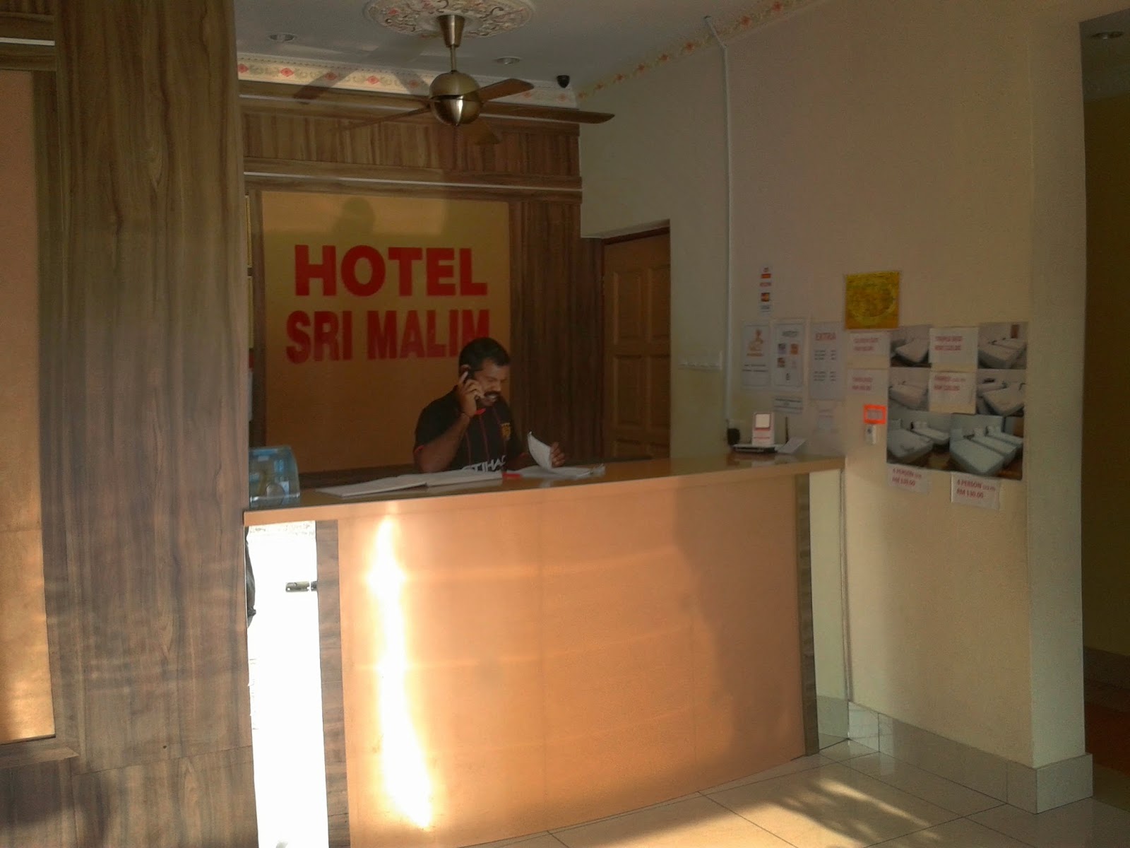 Nazri and Zarina Travelogue: Hotel Seri Malim, Tanjung Malim