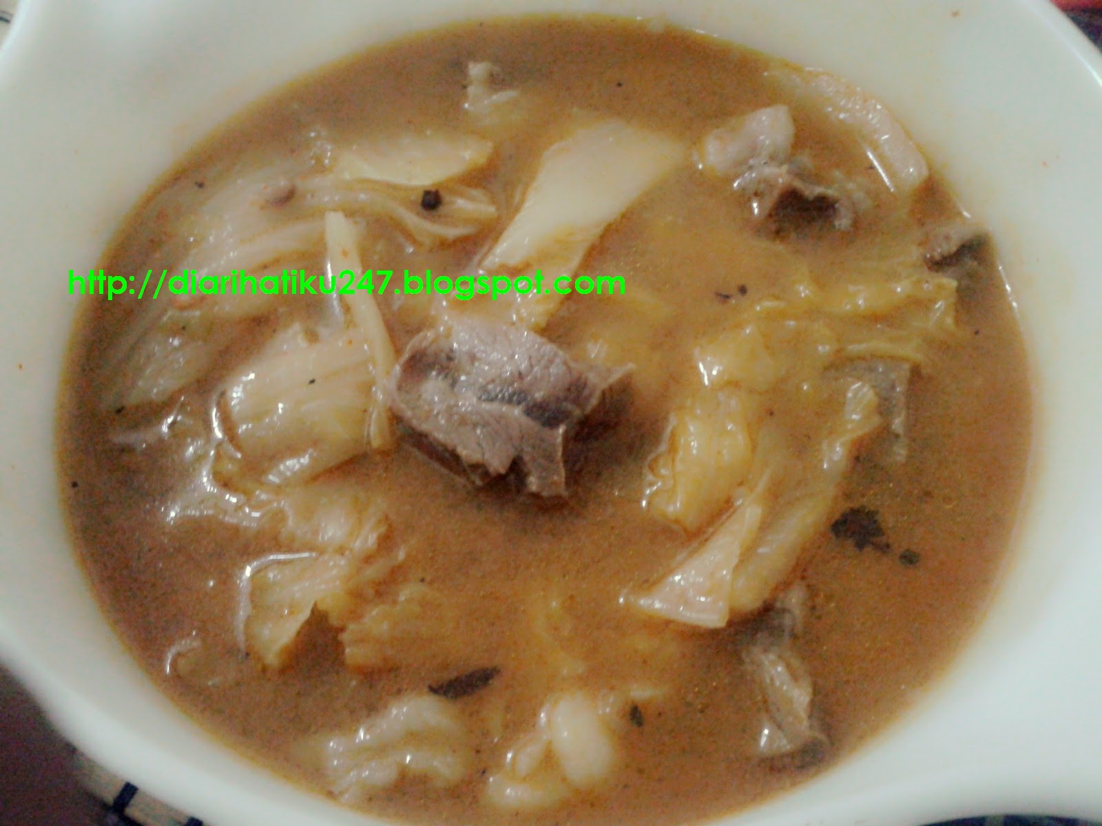 Blog Cik Intan Berlian Resipi Sup Kimchi Daging Dan Bibimbap