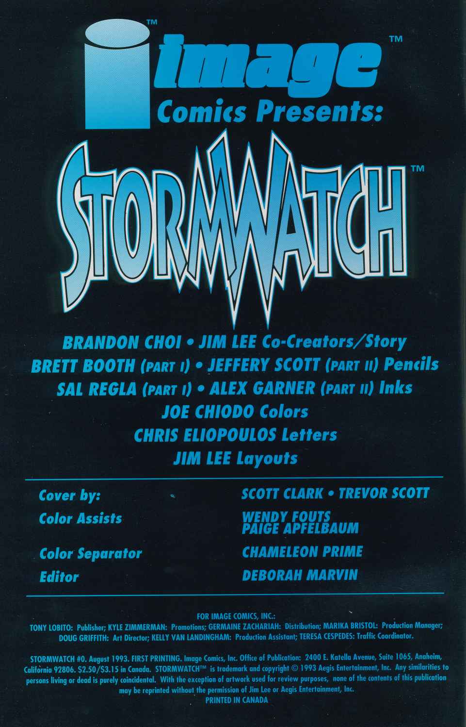 Read online Stormwatch (1993) comic -  Issue #0 - 2