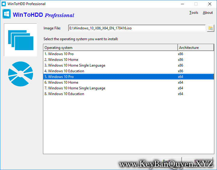 WinToHDD Enterprise 3.1 Full Key , Phần mềm giúp bạn cài đặt Windows từ ổ cứng.