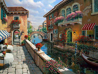 realismo-romántico-paisajes-al-óleo vistas-romanticas-pinturas
