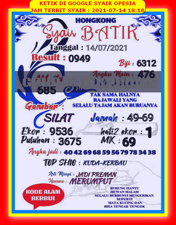 Syair Togel Hk 14 Juli 2021 Forum Syair Asiktoto Syair Togel Hk 14 Juli 2021 Forum Syair Asiktoto