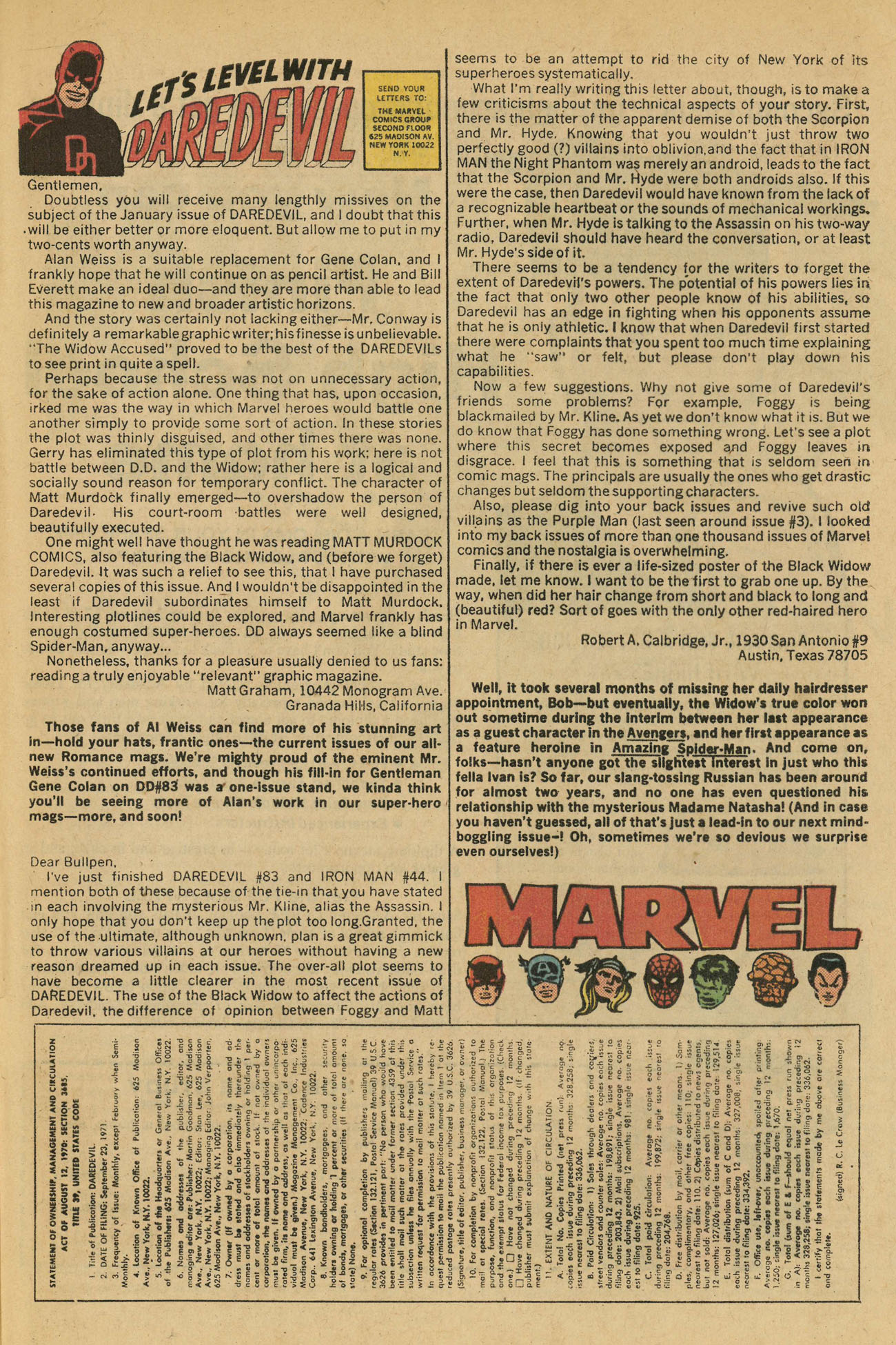 Read online Daredevil (1964) comic -  Issue #87 - 34