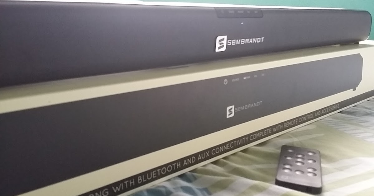 Forbavselse apparat Smil wandering... can't go home: Dad's Review - Sembrandt SB500 Soundbar