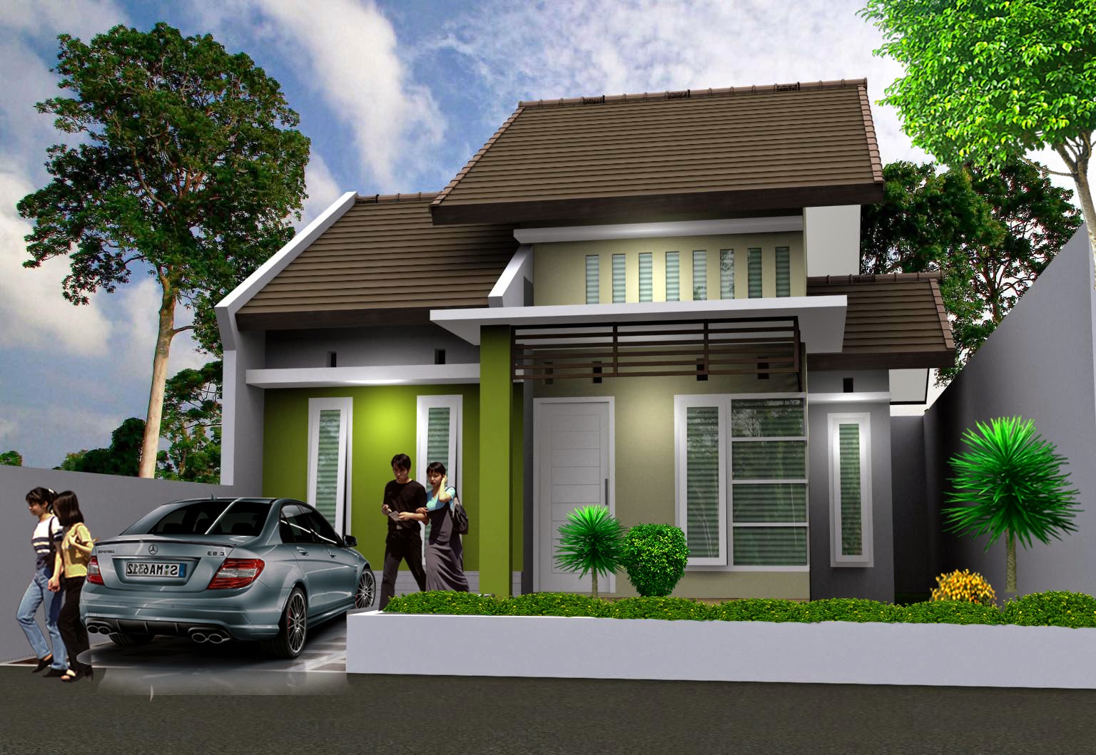  Gambar  Desain Rumah  Minimalis  Yg Unik  Wallpaper Dinding