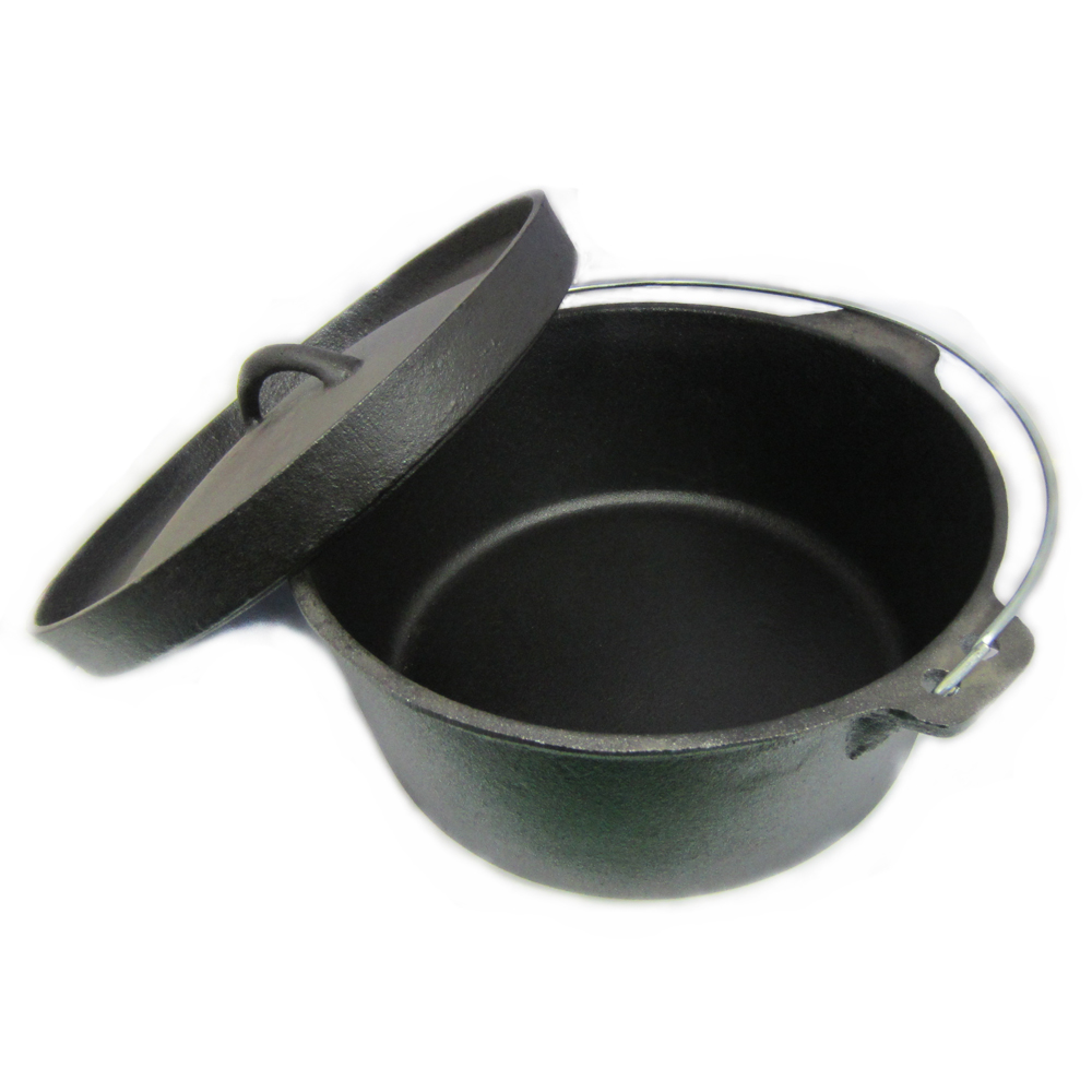 Survive the Elements SUPEX Dutch Oven 4.5 Quart Cast Iron