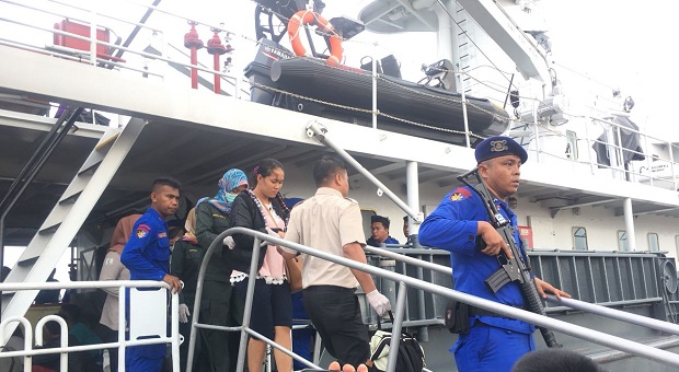 KN Belut Laut-4806 SAR Kapal Tenggelam di Perairan Batu Puteh