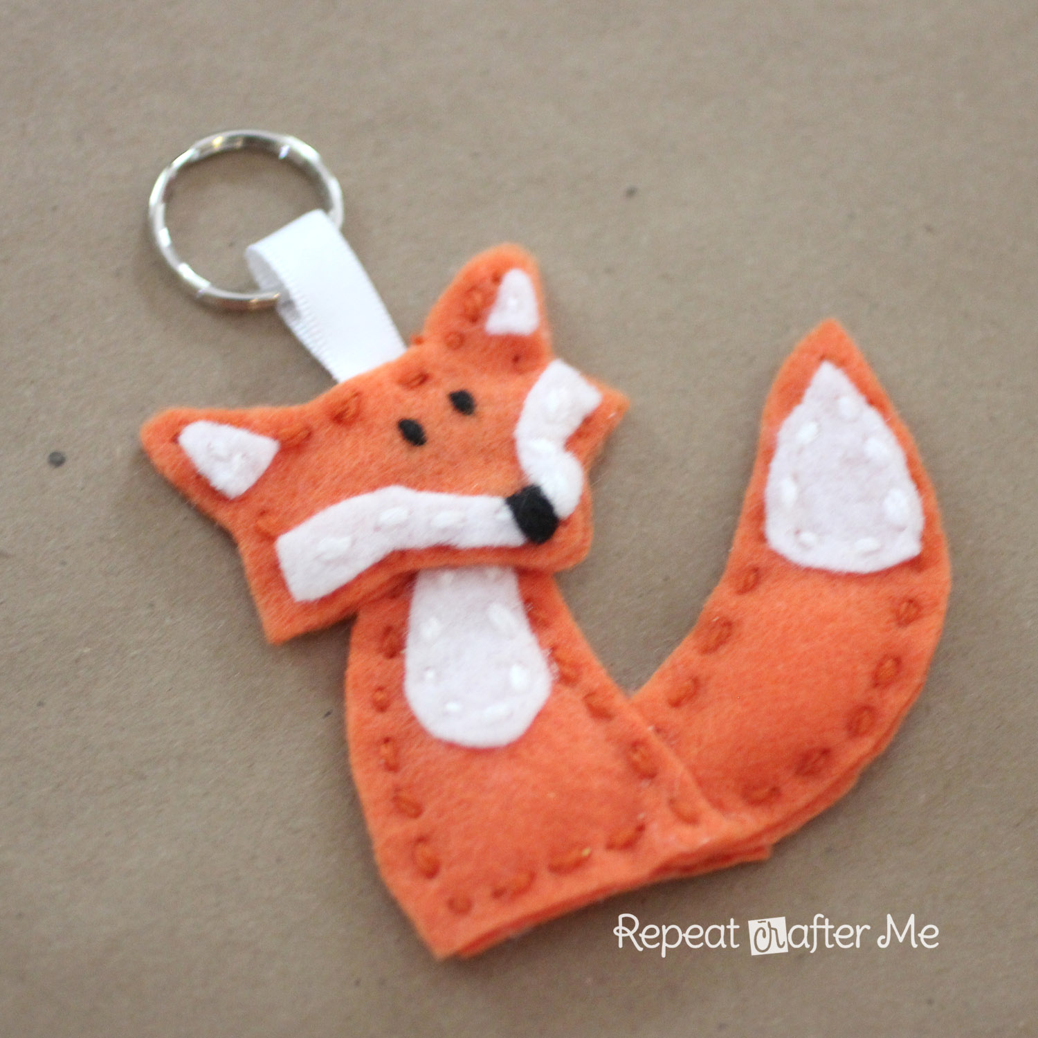 Felt Forest Friends Keychains - Repeat Crafter Me