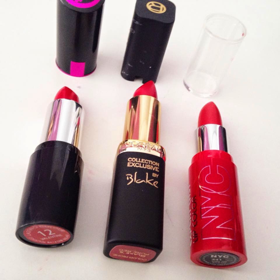 retro red lipsticks