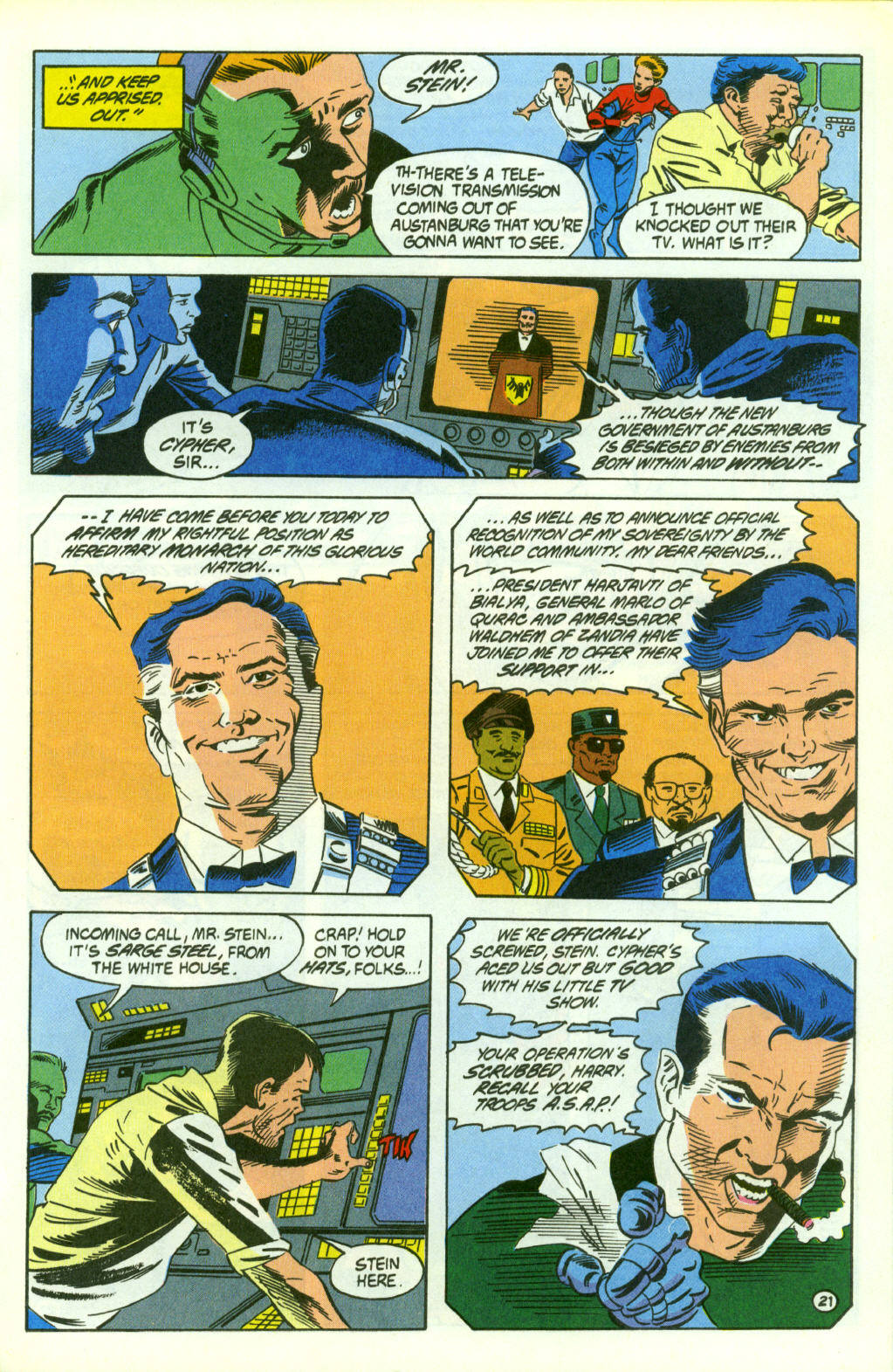 Read online Checkmate (1988) comic -  Issue #33 - 21