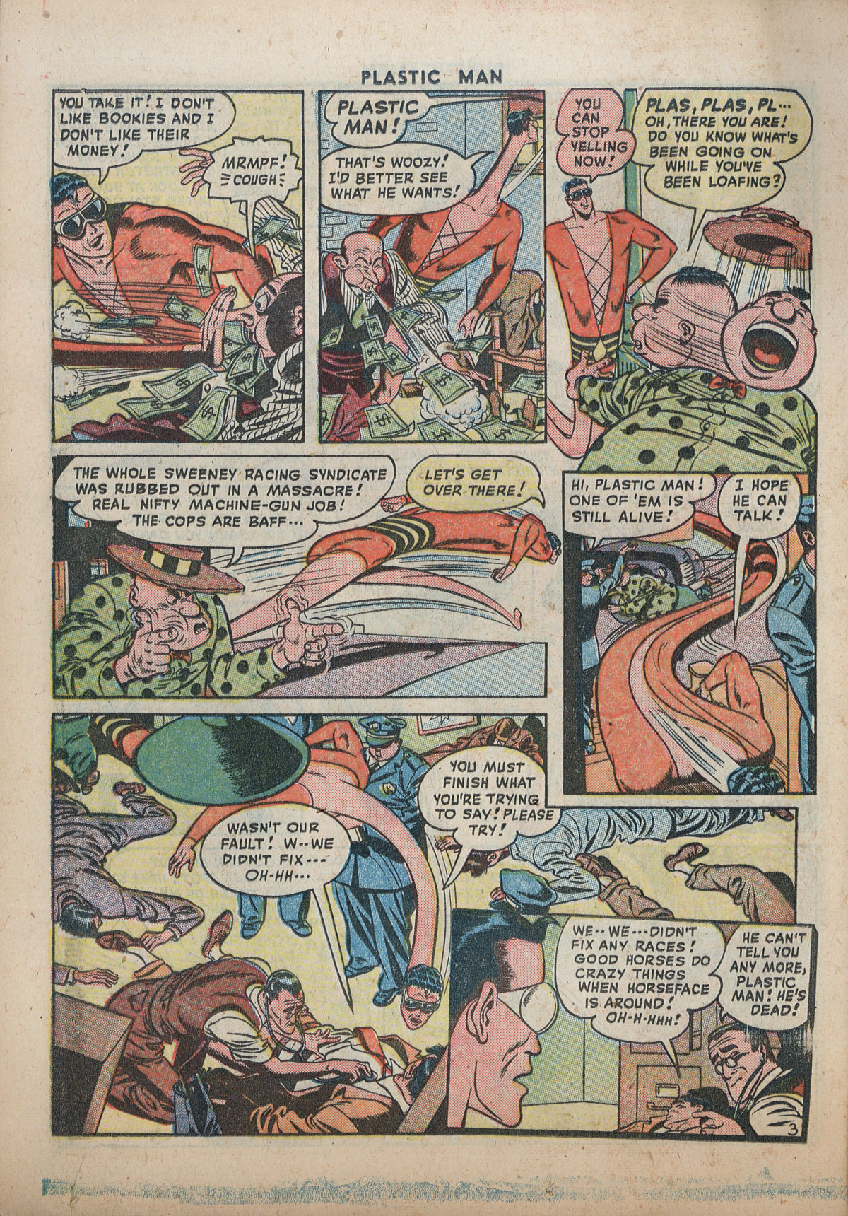 Read online Plastic Man (1943) comic -  Issue #12 - 38