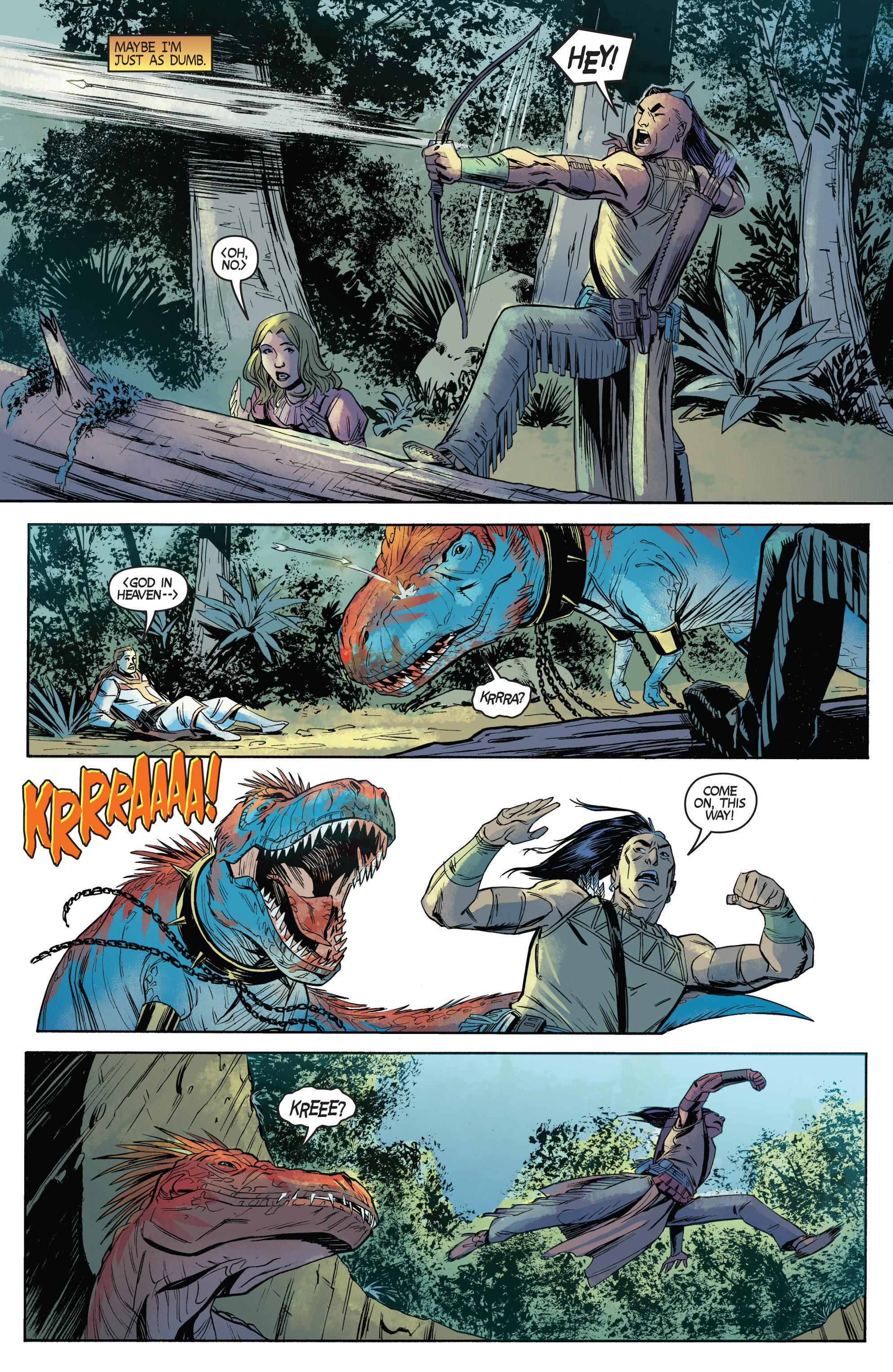 Read online Turok: Dinosaur Hunter (2014) comic -  Issue # _TPB 1 - 68