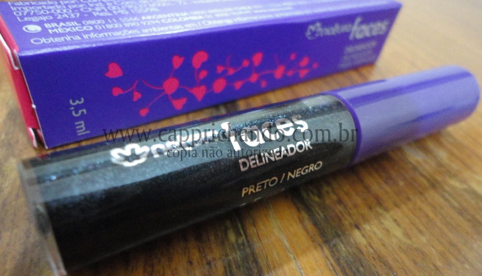 Capprichando Testei Delineador Liquido Natura Faces