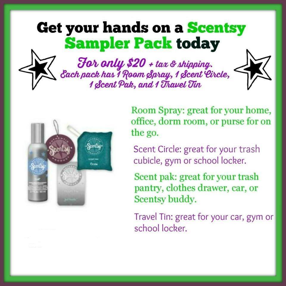 WICKLESS ALLSTARS SCENTSY SAMPLER PACK