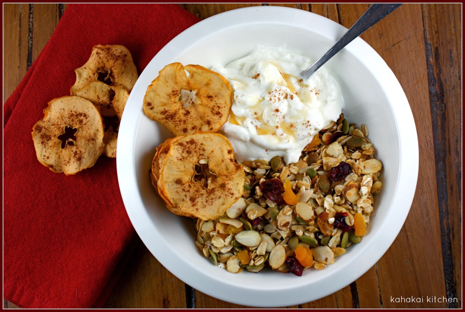Kahakai Kitchen Roasted Bircher Muesli (Granola) Breakfast with Dried