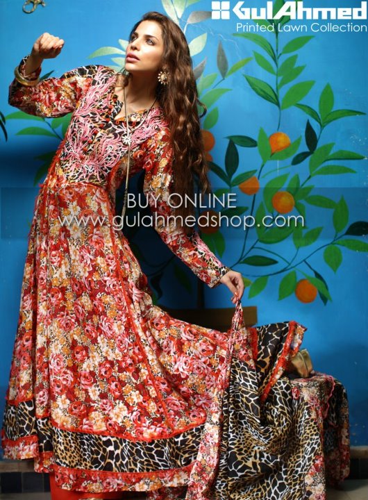 Eid Collection 2012 By Gul Ahmed Newluk Fashion