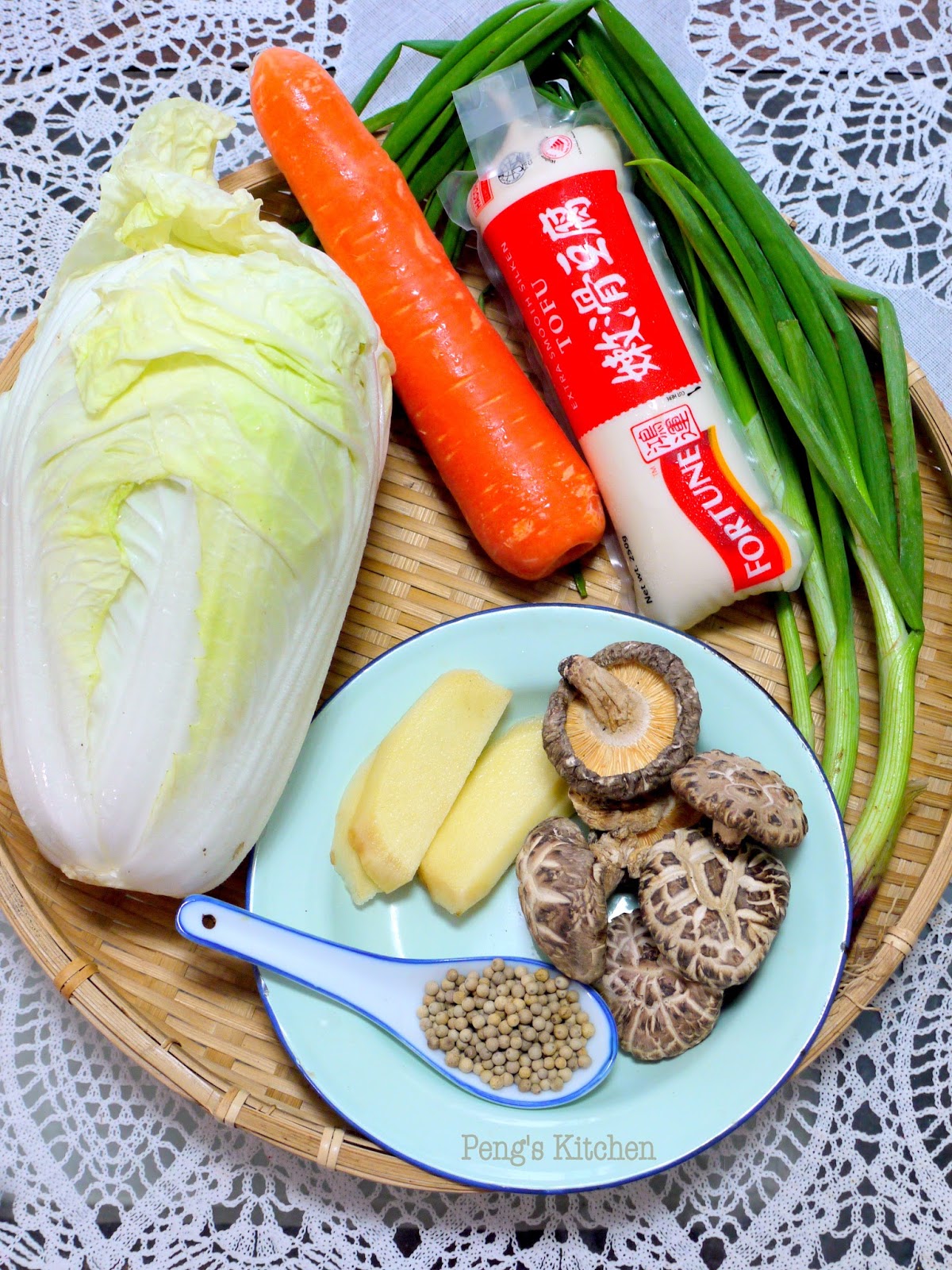 Peng's Kitchen Salmon Fish Head & Chinese Cabbage Soup