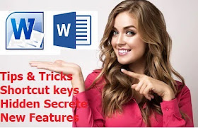 Become MS Word Master by using these Tips, Trick & Shortcuts (Word 2003-2016)  • Ctrl+Shift+F9: Clear All formatting   • Type Three hyphens and press enter  • Double click : Write anywhere  • Center Signature  • Ctrl+F9 : Calculate  • Ctrl+Space : Remove formatting  • Ctrl + Delete : Delete the whole word  • Auto Correct : Select-File-Option-Proofing-AutoCorrect   • Shift+F3 : Make small to capital to small  • Portrait & Landscape  • Arrow mark : --> ==> • Convert table to text  • Convert text to table  • Ctrl+G: Convert Line to Paragraph  • Multiple copy : Clipboard  • Calculate :  • Save as pdf • Send email  • Tell me what you want to do  • Change Default File location ; file-option-save   Cltr+Shift + Superscript (select text) Cltr + Subscript (select text) Alt+P+S+P Page Setup Alt+O+P+B Change Paragraph Space Alt+O+N Insert bullet Alt+I,S Insert symbol Alt+W+R Show/Hide Ruler. Alt+N+T Insert Table  Alt+A+O Calculate  Alt+A+I+A Insert row Alt+A+P Insert Column Alt+A+D+R Delete row Alt+A+D+C Delete column Ctrl+Shift+Enter Split table Alt+A+M Merge row and column Menu Spell check Ctrl+1 Single line spacing Ctrl+2 Double line spacing Ctrl+5 1.5 line spacing Ctrl+Shift+G Word Count Alt+A+S Sort Alphabetically   Become MS Word Master by using these Tips, Trick & Shortcuts (Word 2003-2016), all shortcut key for ms word 2016, best new tips & tricks for ms word, 2019 tips & tricks for ms word, how to learn ms word, become ms word master, Microsoft Word, word 2007, word 2010, word 2016, table tips, lines, paragraph, formatting, all feature of ms word, new feature tips & tricks of ms word, magical tips of ms word, do work fast in ms word, hidden secrete of ms word,   Tips, Tricks, Shortcut keys & Hidden Secrete of MS Word  #MSWord #Tips&Tricks #Shortcutkeys   Useful Shortcut keys.. watch below video to know more…   Ctrl+Shift+F9 Clear All formatting   Double click Write anywhere Ctrl+Space Remove formatting Ctrl+Delete Delete the whole word Shift+F3 Make small to capital to small Arrow mark --> & hit enter Cltr+Shift + Superscript (select text) Cltr + Subscript (select text) Alt+P+S+P Page Setup Alt+O+P+B Change Paragraph Space Alt+O+N Insert bullet Alt+I,S Insert symbol Alt+W+R Show/Hide Ruler. Alt+N+T Insert Table  Alt+A+O Calculate  Alt+A+I+A Insert row Alt+A+P Insert Column Alt+A+D+R Delete row Alt+A+D+C Delete column Ctrl+Shift+Enter Split table Alt+A+M Merge row and column Menu Spell check Ctrl+1 Single line spacing Ctrl+2 Double line spacing Ctrl+5 1.5 line spacing Ctrl+Shift+G Word Count Alt+A+S Sort Alphabetically   Watch video tutorial… Please like, share & subscribe…