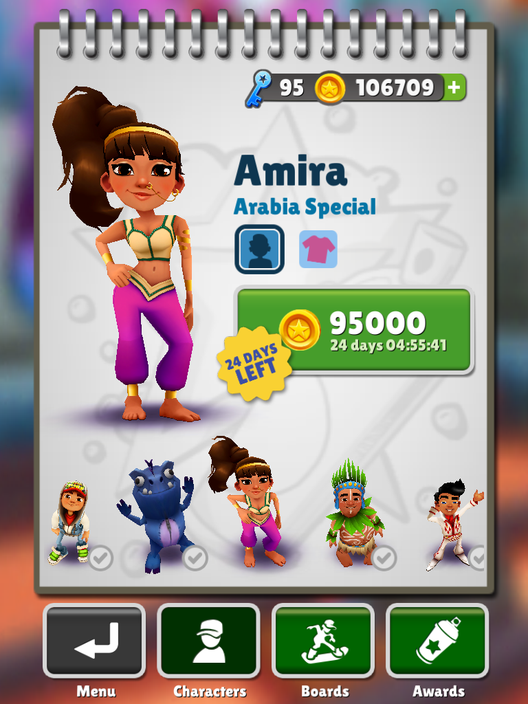 Anime Feet: Subway Surfers- Female Characters