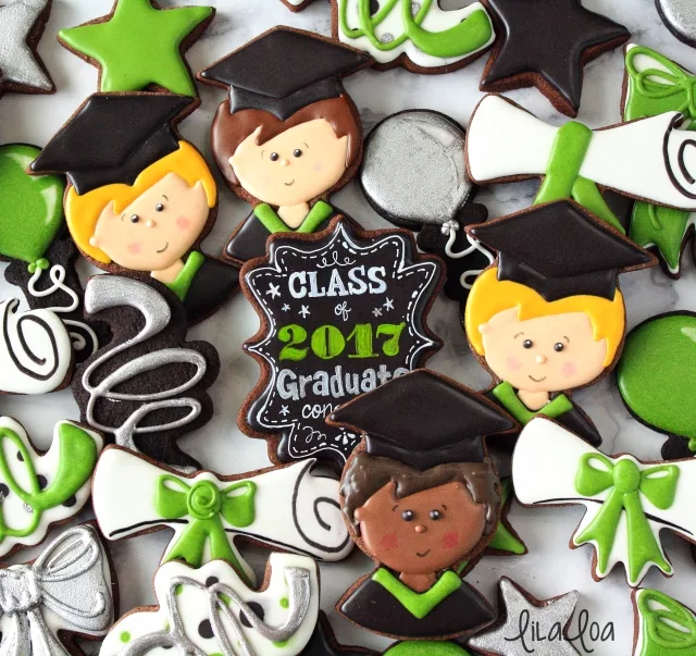 How to make graduation cookies