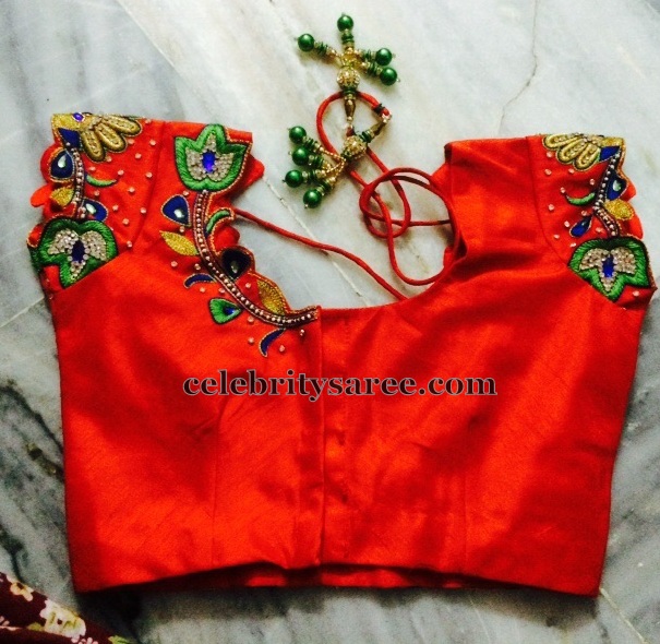 Thread Work Blouse For Sale - Saree Blouse Patterns