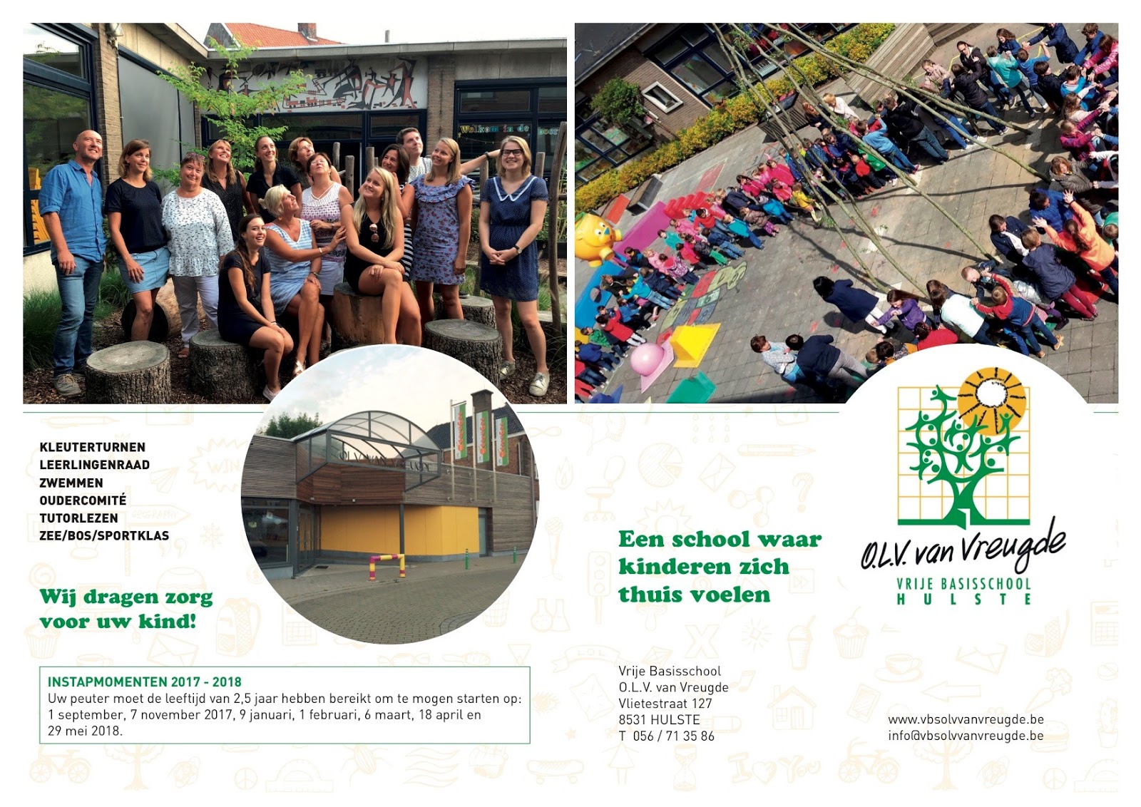 vbs o l v van vreugde flyer 2017 2018 dragen flyer