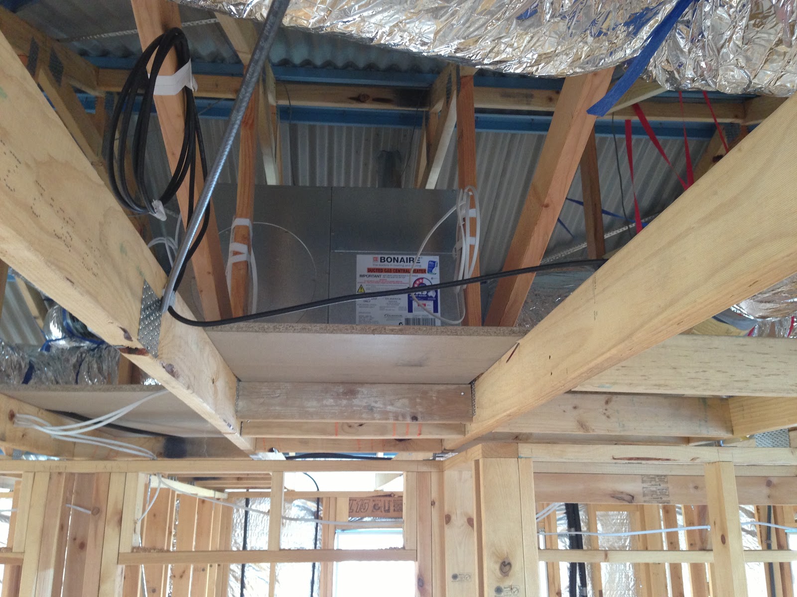 Metricon Winchester 28 (Day 63) Ducted Central heating system (Bonaire) installed today