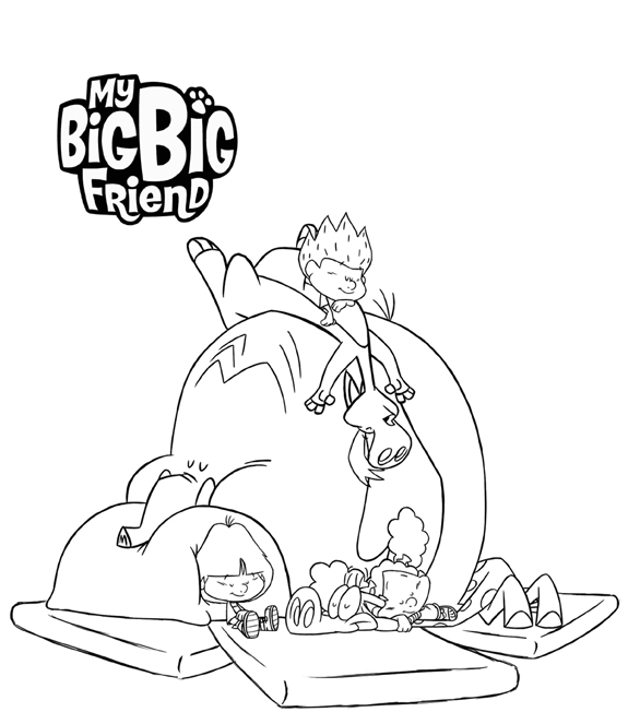 Desenhos para Colorir e Imprimir: Desenhos para Colorir do Meu Amigãozão