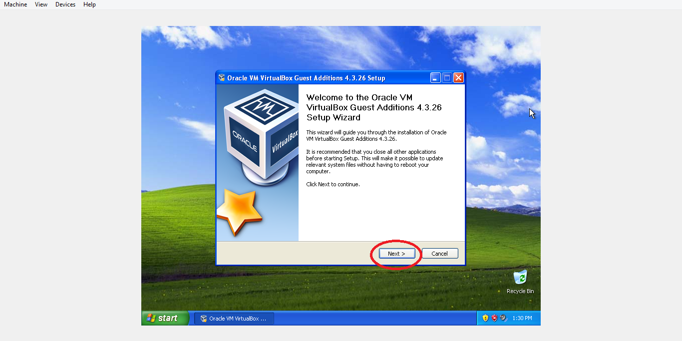 How to install video drivers (graphic drivers) in VirtualBox with