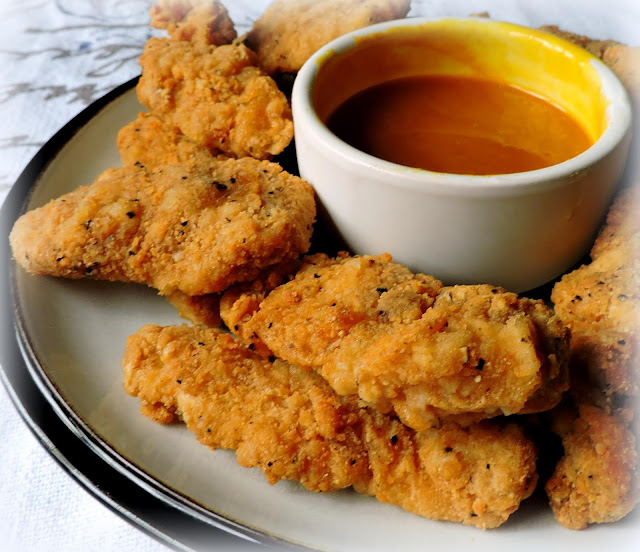 Chicken Strips with Honey Mustard Dip