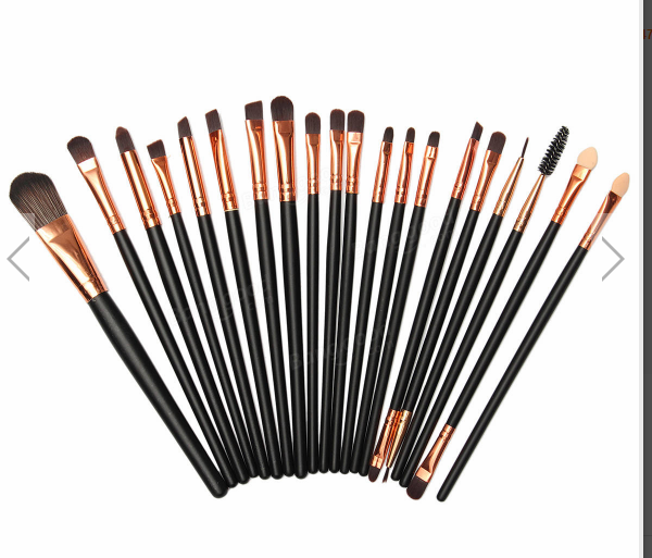 20Pcs Makeup Brushes Set Powder Eyeshadow Eyeliner Lip Cosmetic Brush Tool