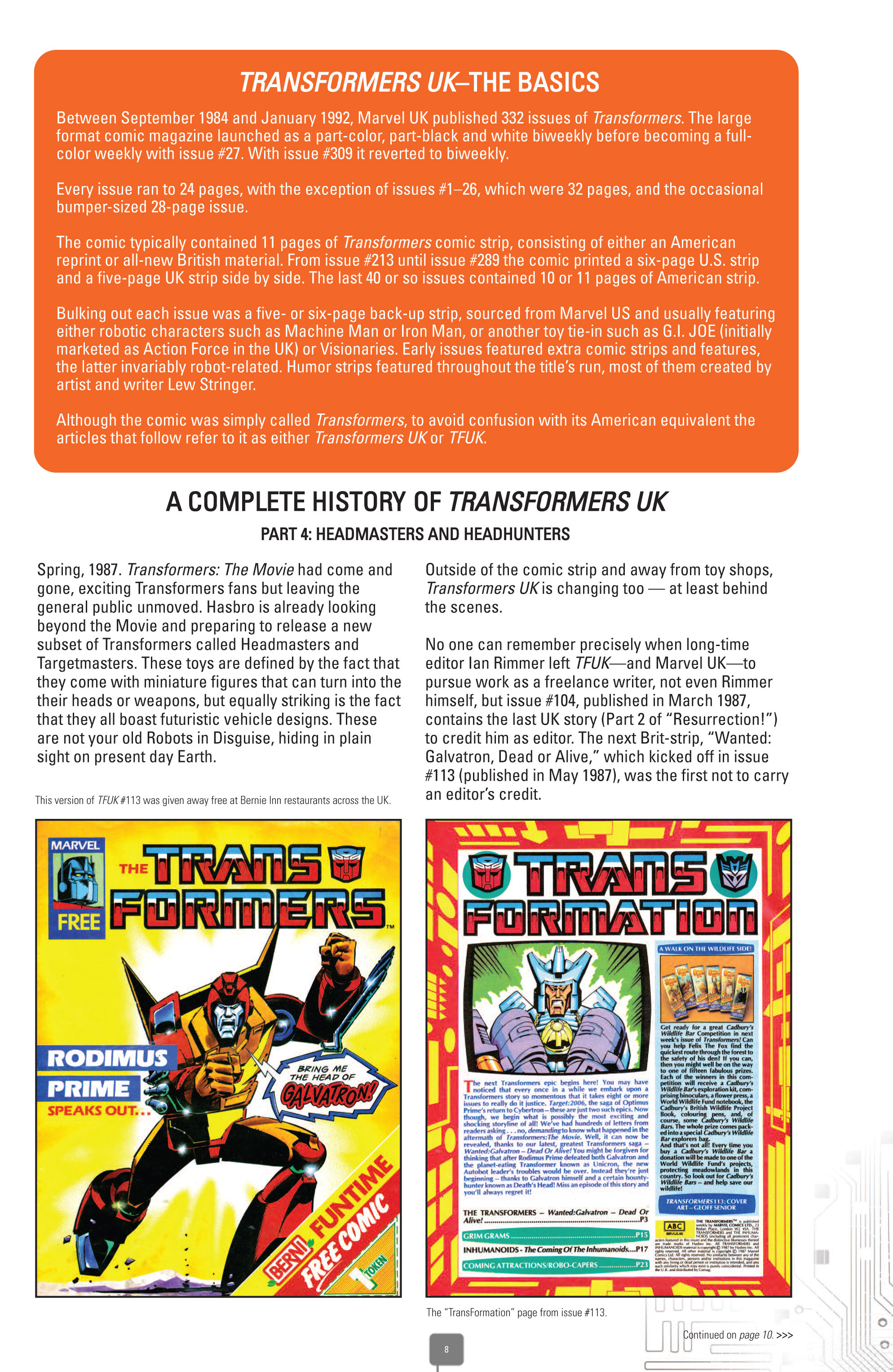 Read online The Transformers Classics UK comic -  Issue # TPB 4 - 8