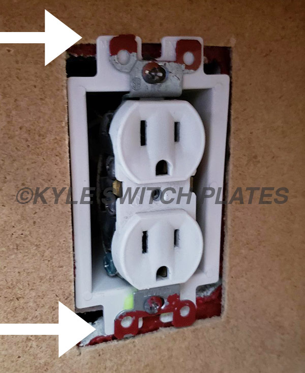 Kyle Switch Plates Adjust Uneven Outlets for New Wall Surface Tile