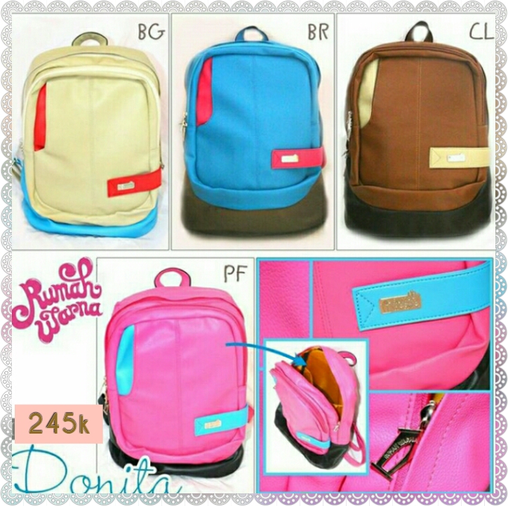  Tas  Gendong Donita Rumah  Warna  Order