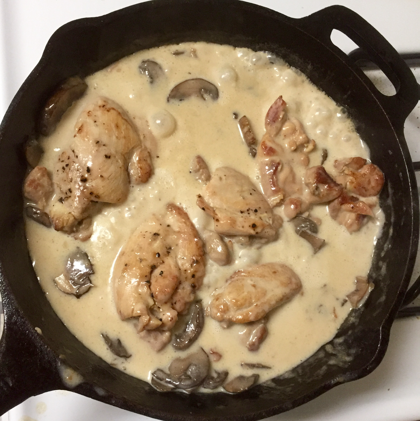 Jacques Pépin’s Poulet a la Crème (Chicken in Cream Sauce) C H E W I