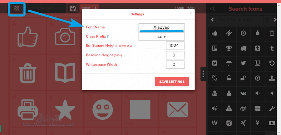 Glyphter 免費製作 SVG 字體,將向量圖形變成字體用鍵盤就能輸入圖示